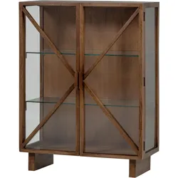 Vitrine Kella Dunkelbraun B: 100 cm