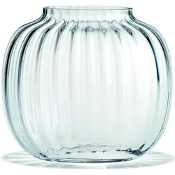 Primula Vase 17,5 cm niedrig transparent