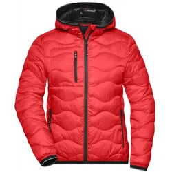 Damen Steppjacke "JN1155"-Daiber - XS - red/black