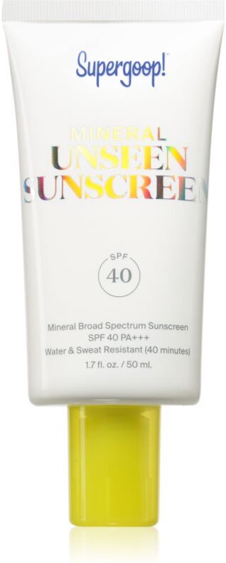Supergoop! Mineral Unseen Sunscreen crème solaire minérale SPF 40 50 ml