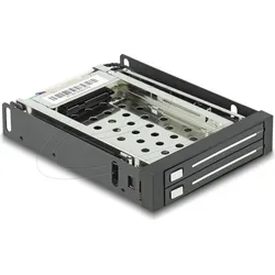Delock Wechselrahmen für 2 x 2.5"HDD/SDD, SSD + Festplatte Zubehör