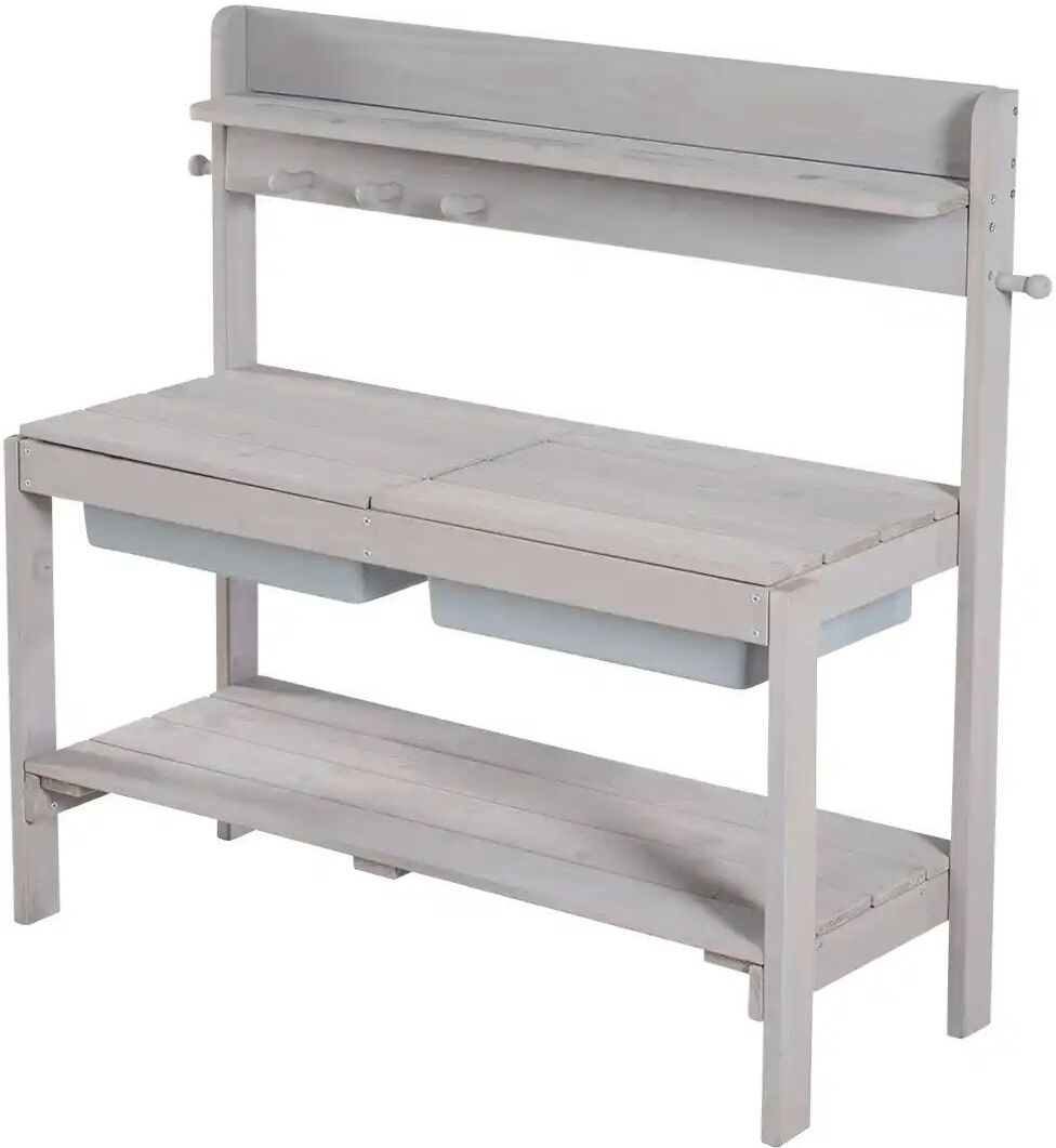 Roba Outdoor Kinderküche  Fun ¦ grau ¦ Maße (cm): B: 89 H: 88,5 T: 35.0