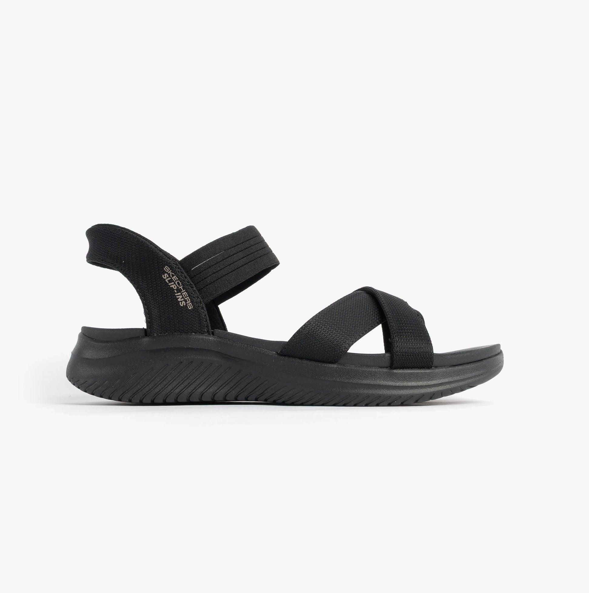 Skechers Ultra Flex 3.0 - Nooit Beter Dames Sandalen Zwart