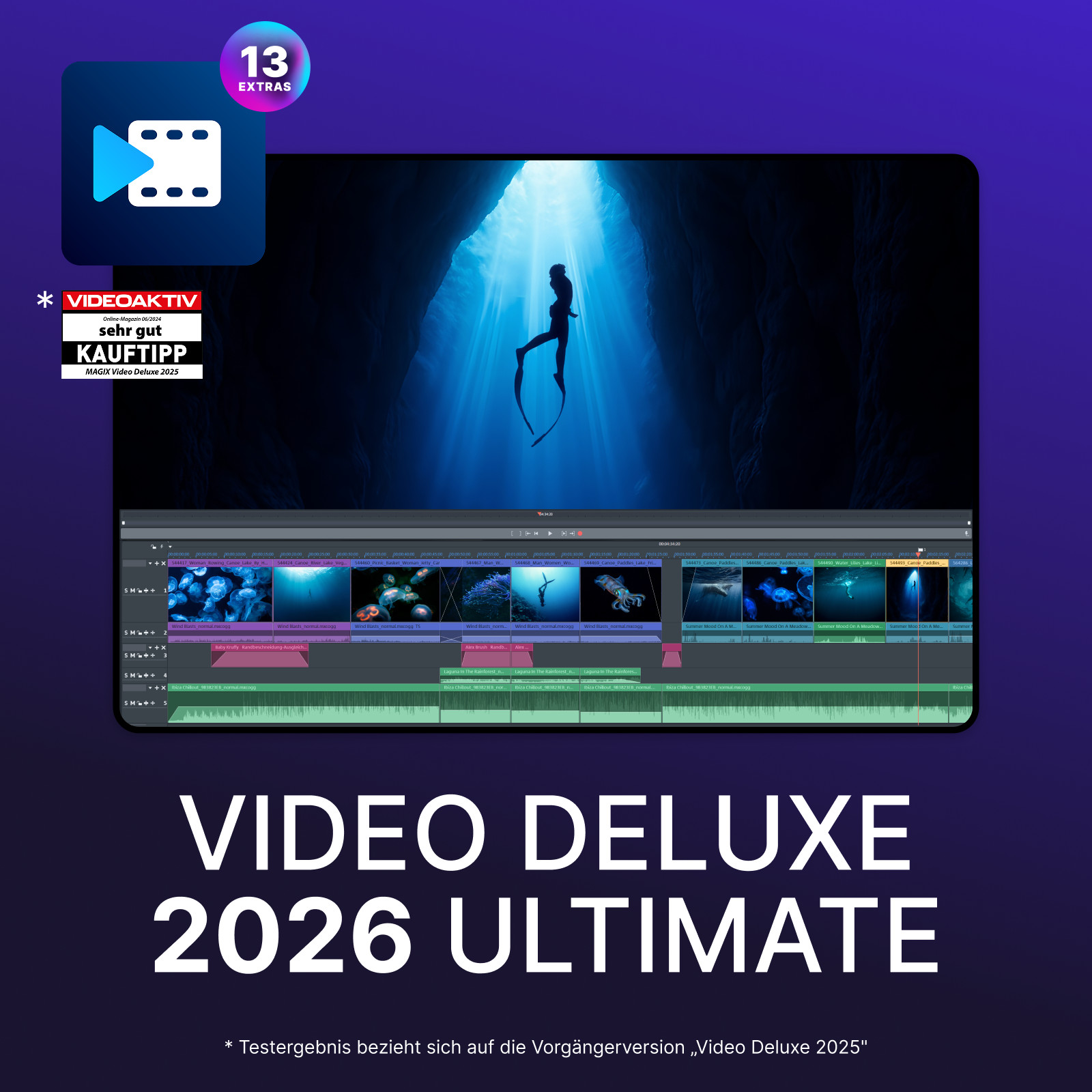 Magix Video deluxe 2026 Ultimate Download Code 639191551536