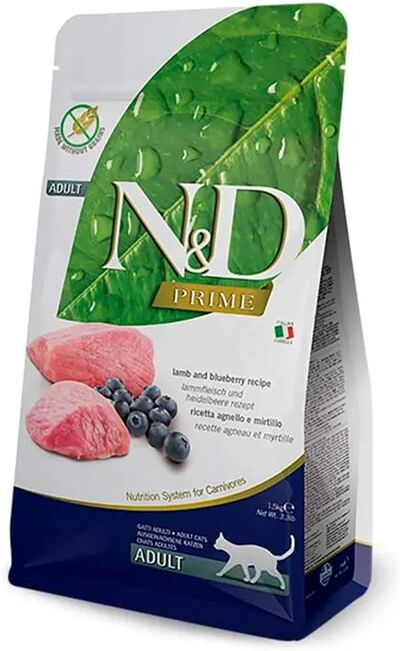 Farmina Ração Gato Adulto ND Prime Borrego 1.5 Kg