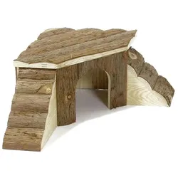 Flamingo House for rabbits and guinea pigs, Sunny Natural M - (5400585009194), Kleintierstalleinrichtung