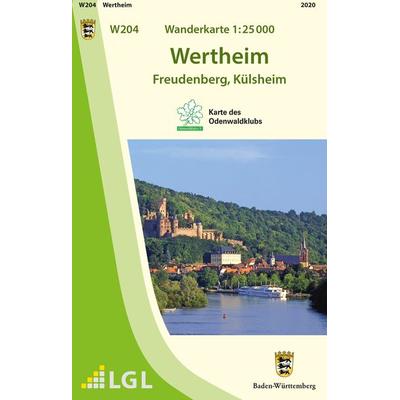 Wanderkarte 1:25 000 Wertheim, Sonstige von , Landesamt für Geoinformation und Landentwicklung Baden-Württemberg (LGL), 978-3-86398-430-4