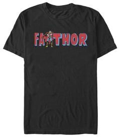 Men's Big & Tall Fa Thor Tops & Tees by Mad Engine in Black (Size 3XLT)