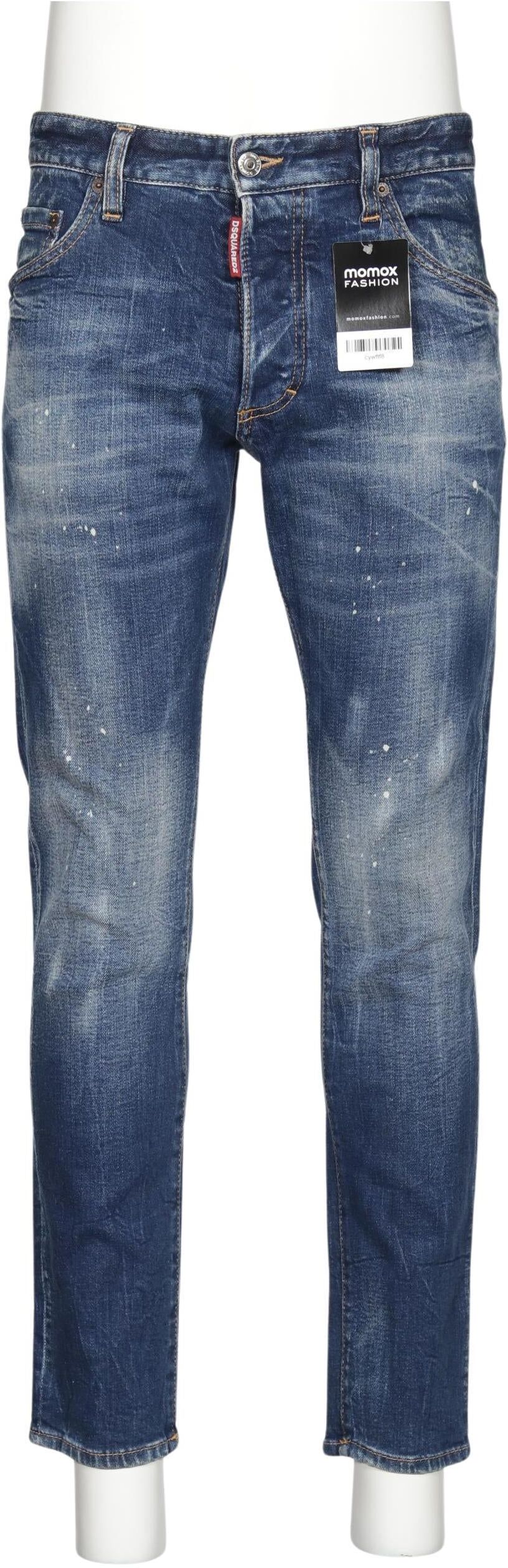 Dsquared2 Herren Jeans, Blau, Gr. EU 48, Baumwolle / Elasthan / Synthetik - Second Hand