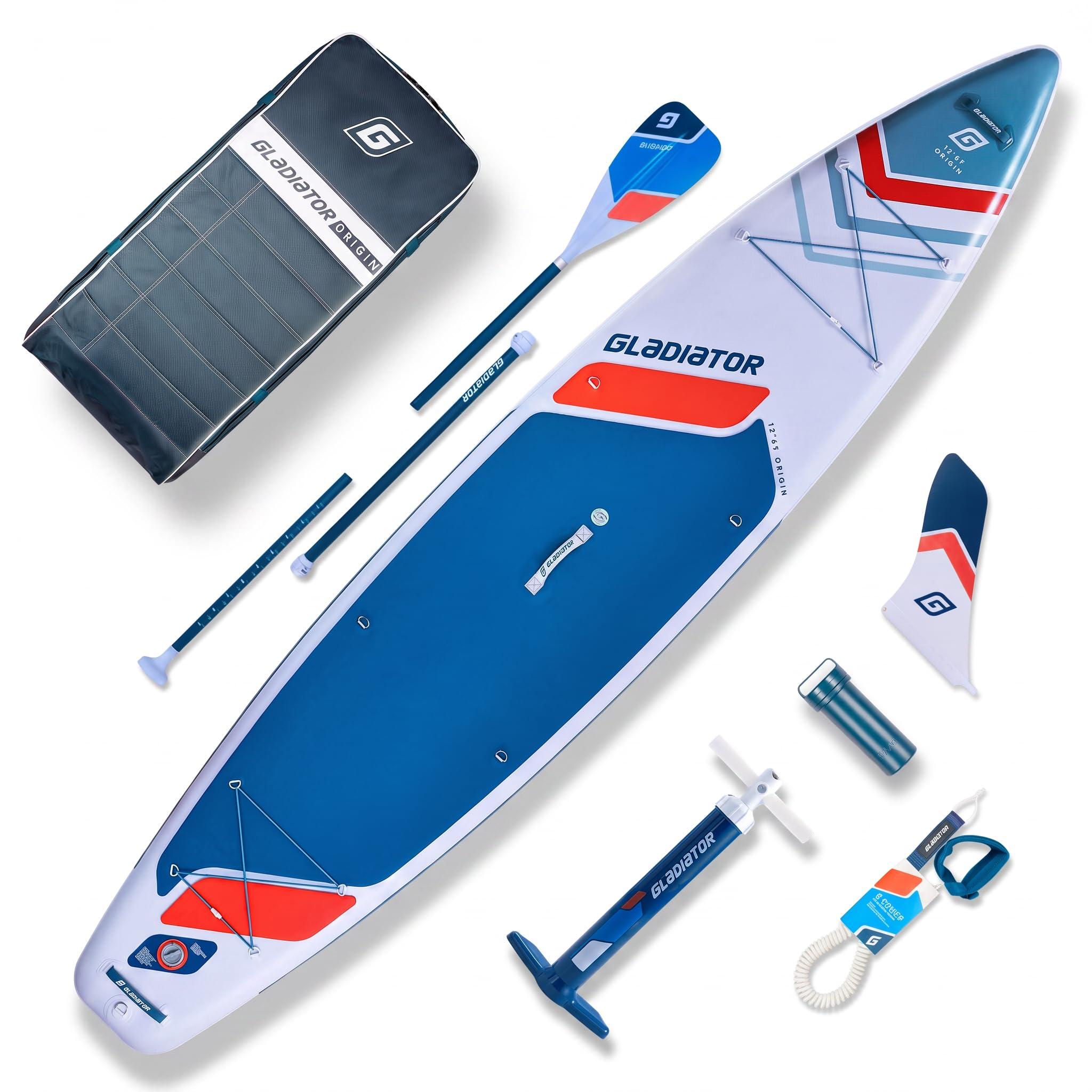 Aufblasbares SUP-Board, 384 cm - Touring-Modell - Tragfähigkeit: 270 kg - Ideal für Familien und Gruppen