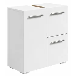 WASCHBECKENUNTERSCHRANK Mars Weiß - 60 x 30 x 60 cm