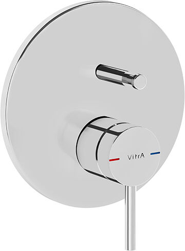Robinetterie encastrée VitrA Origin A42620 pour baignoire/douche, chromée
