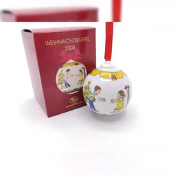 DKG utils Hutschenreuther Porzellan Weihnachtskugel Kugel 2008 mit Originalverpackung