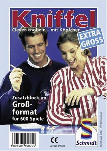 Kniffelblock groß 100 Blatt