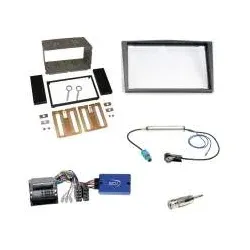 Opel Astra Antara Corsa Zafira ab 2004 2-DIN Radioblende Einbauset+Lenkradada...