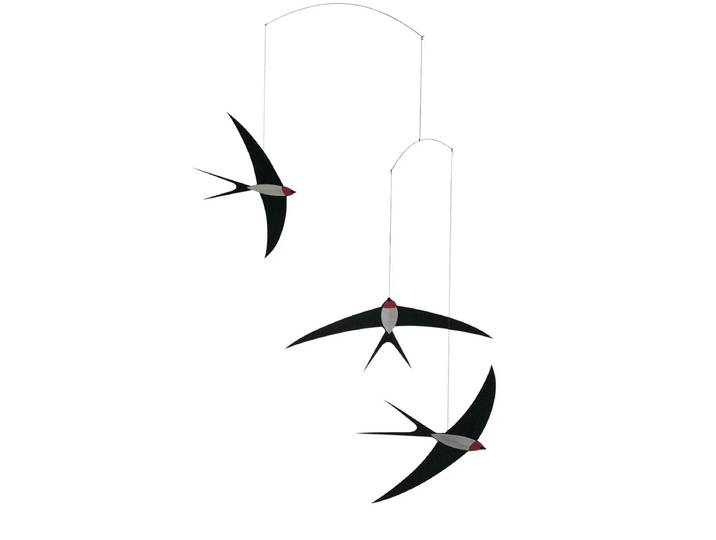 Flensted Mobiles - Flying Swallows Mobile 3