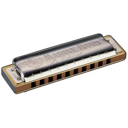 Hohner Marine Band Classic A Nat. Moll Mundharmonika - Richter-Mundharmonika