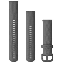  Schnellwechsel-Armbänder (20 mm) Mittelgrau 