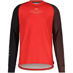 Maloja Herren Langarmshirt M GADERM. LANGARMSHIRT, Größe S in Rot Rot