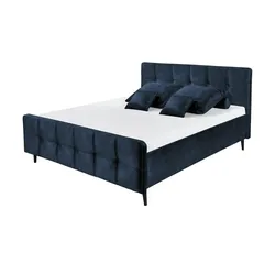 Kollektion Kraft Polsterbettgestell  Mariano C ¦ blau ¦ Maße (cm): B: 189 H: 108