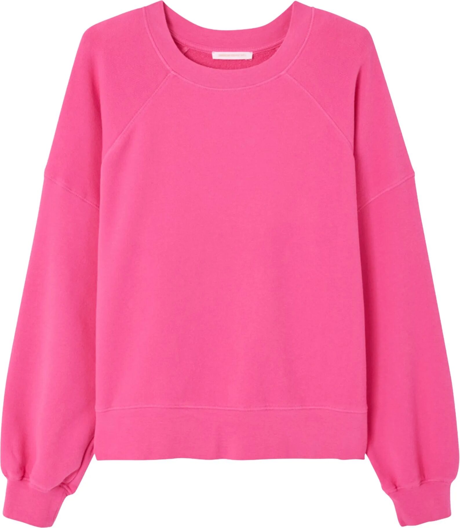 American Vintage Sweat Atubay Rose fluo L