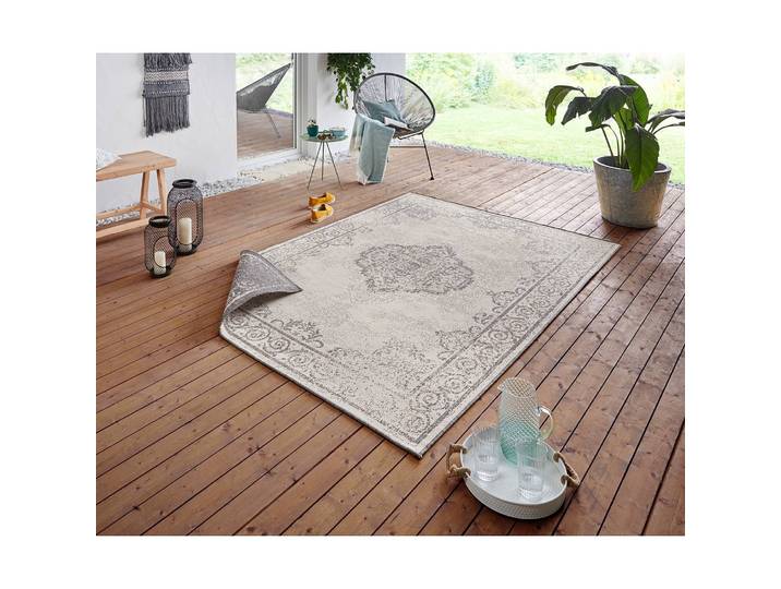 Outdoorteppich Cebu Beige/Taupe Webstoff 160 x 230cm