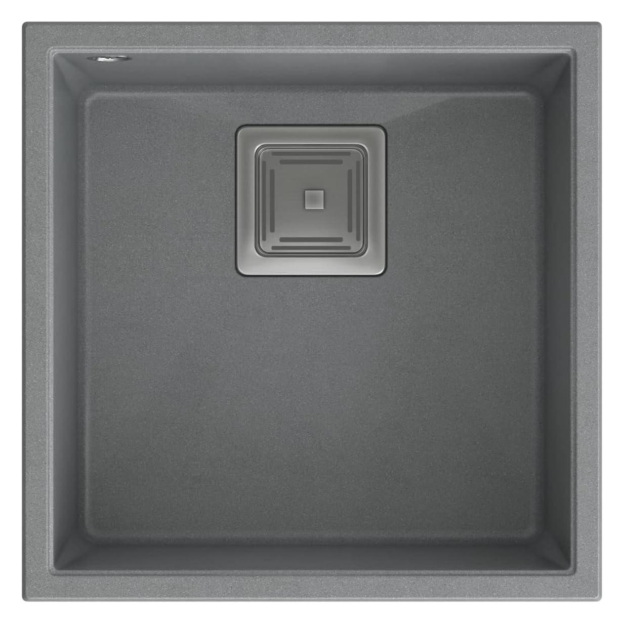 Q Company DAVID 40 GraniteQ silver stone (42 cm, 42 cm) (39221000)