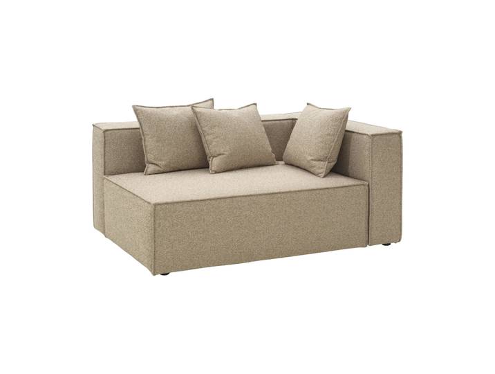 Brafab Muki Sofamodul Light taupe, Abschluss links