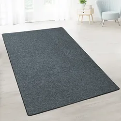 casa pura Teppich-Läufer auf Maß   London   Anthrazit 77