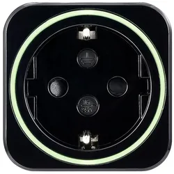 Voltcraft, Energiemessgerät, SEM6500 BLACK Energiekosten-Messgerät inkl. Funksteckdose, Datenexport