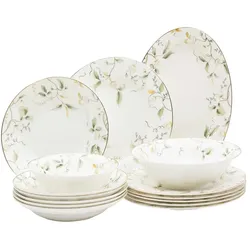 Peill+Putzler Tafelservice  15-teilig  Firenze , weiß , Porzellan