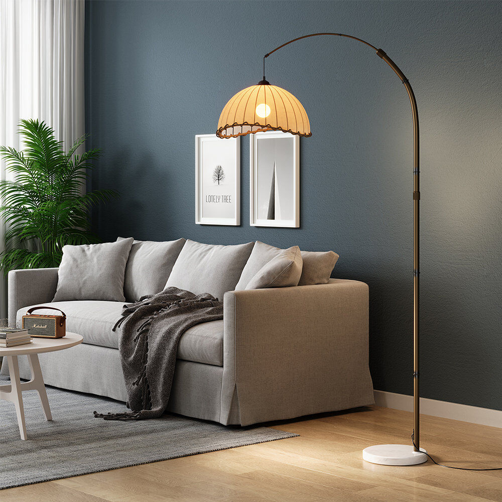 Brambly Cottage 192.3 H cm Novelty Floor Lamp 192.3cm H X 85cm W X 25cm D