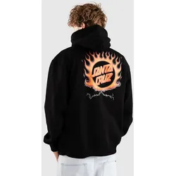 Santa Cruz Forging Dot Hoodie black Gr. S