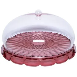 Guzzini VANITY Tortenglocke Mauve, Kuchentransportbox, Violett