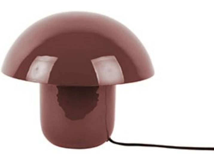 Leitmotiv Tafellamp Fat Mushroom - Rood - 29x29x25cm - Modern