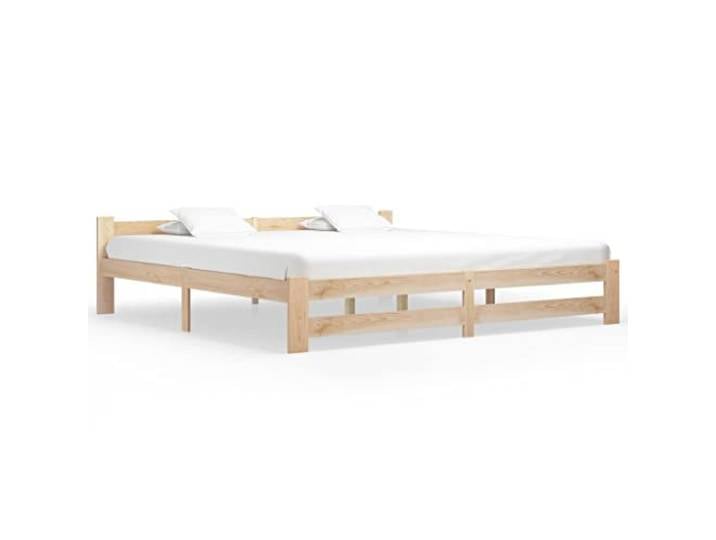 vidaXL Massivholzbett Bett Holzbett Bettgestell Bettrahmen Lattenrost Doppelbett Schlafzimmerbett Schlafzimmermöbel Kiefer 200x200cm