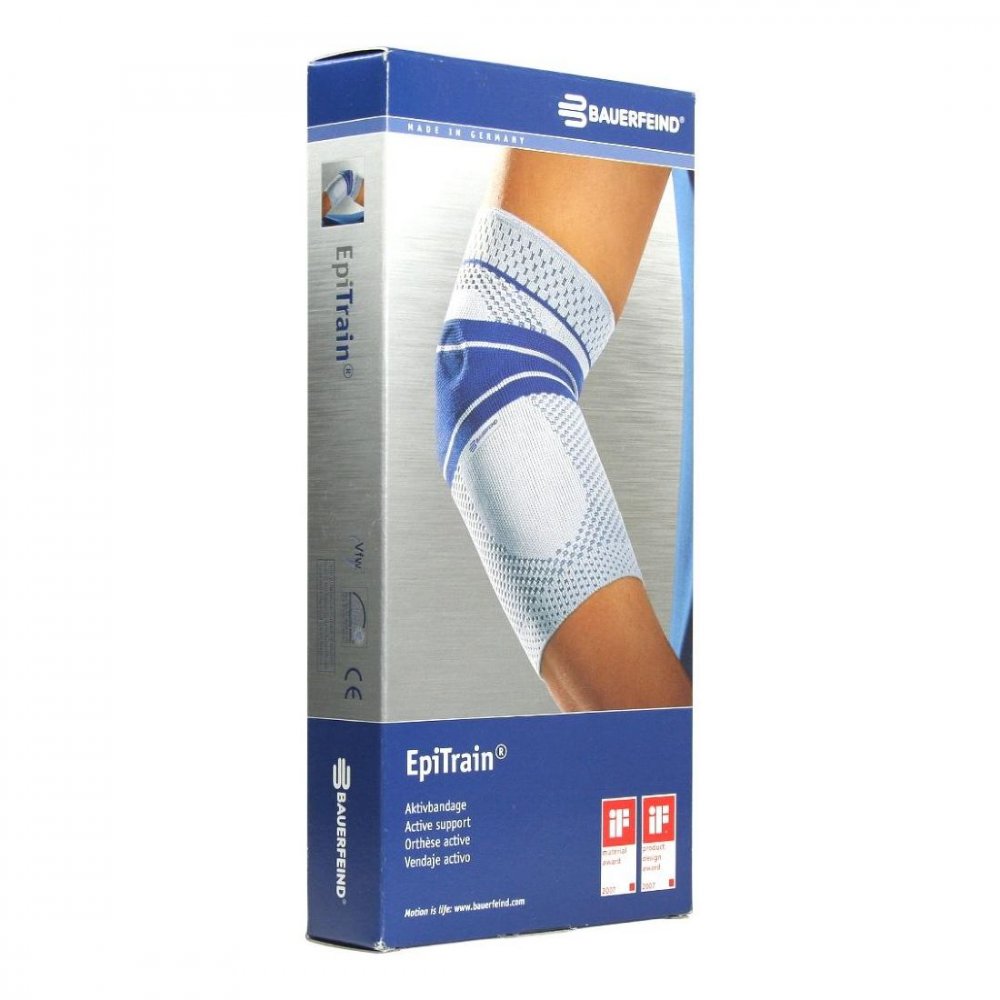 Bauerfeind AG / Orthopädie Epitrain Aktiv Gelenkbandage Größe 1 titan 01286300