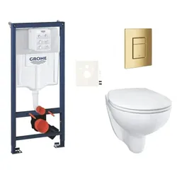 GROHE Bau Ceramic Wand-WC Set für Vorwandmontage SIKOGRSBAUSCGL0
