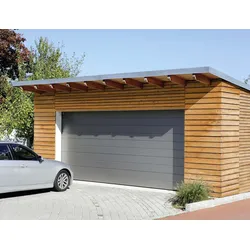 Teckentrup CarTeck Sektionaltor GSW 40-L, Mittelsicke, stucco