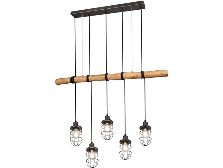 LED Hanglamp - Trion Fortes - E27 Fitting - Rechthoek - Antiek Nikkel - Aluminium