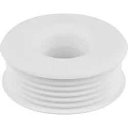Gummi-Spülrohrverbinder hell für Euro-WC Ø 28/32 mm Anschluss = 55-58mm/ohne Rosette