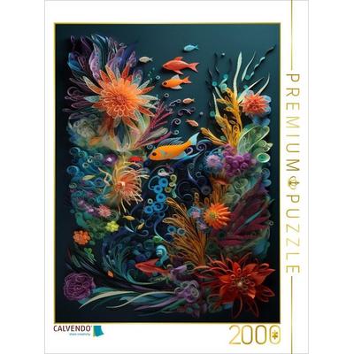 CALVENDO Puzzle Buntes Aquarium | 2000 Teile Lege-Größe 90x67cm Foto-Puzzle für glückliche Stunden