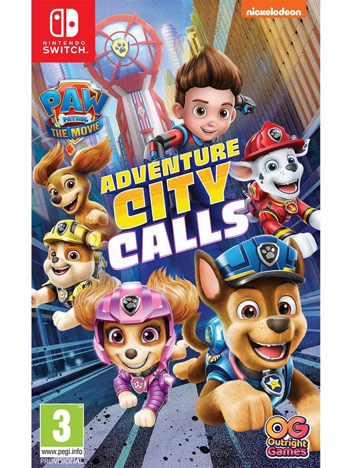 PAW Patrol The Movie: Adventure City Calls - Nintendo Switch - Platformer - PEGI 3