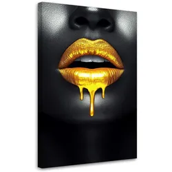 LEINWANDBILD Gold-Glamour-Frau 70x100cm