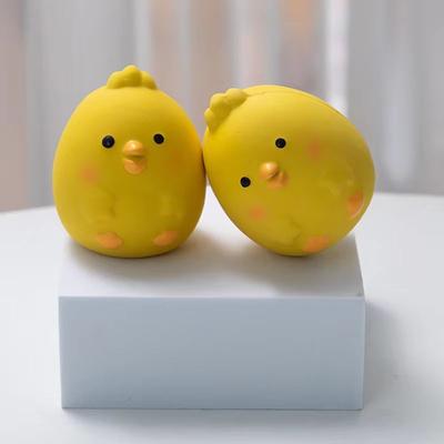 Inspired Finds Cute Chicken Dog Squeaky Toy Bite Resistant Rubber Chew For Dental Cleaning Cute Chicken Dog Squeaky Toy Bite Resistant Rubber Chew For Dental Cleaning