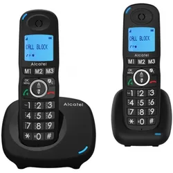Alcatel TELEFONO FIJO XL535 DUO, Telefon, Schwarz