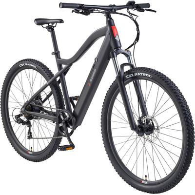 E-Bike TELEFUNKEN "Aufsteiger MT922" Gr. 48, grau (schwarz, schwarz), Elektrofahrräder, 48cm, 29 Zoll (73,66cm), Pedelec, Elektrofahrrad, Damen u. Herren, E-MTB, Mountainbike, 29 Zoll