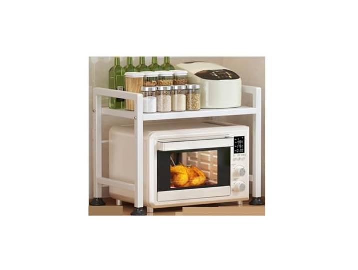 CVdrtyED Mikrowellenregal Mikrowellenherd-Rack, Küche, Reiskocher, Multifunktions-Rack, Haushalts-Arbeitsplatte, Ofenhalterung, Mehrschichtige Lagerung Küchenregal Stehend(58cm)