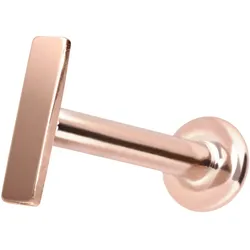 14 Karat Gold Labret mit Innengewinde BALKEN