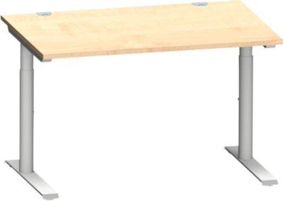 Schäfer Shop Genius Schreibtisch MODENA FLEX, 1200 x 800 mm, Ahorn